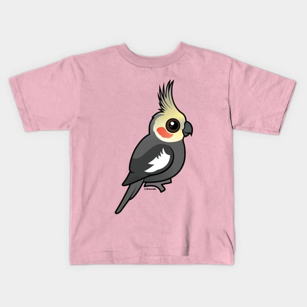 Birdorable Cockatiel Kids T-Shirt by birdorable